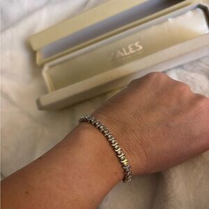 White Gold Diamond Tennis Bracelet for Women